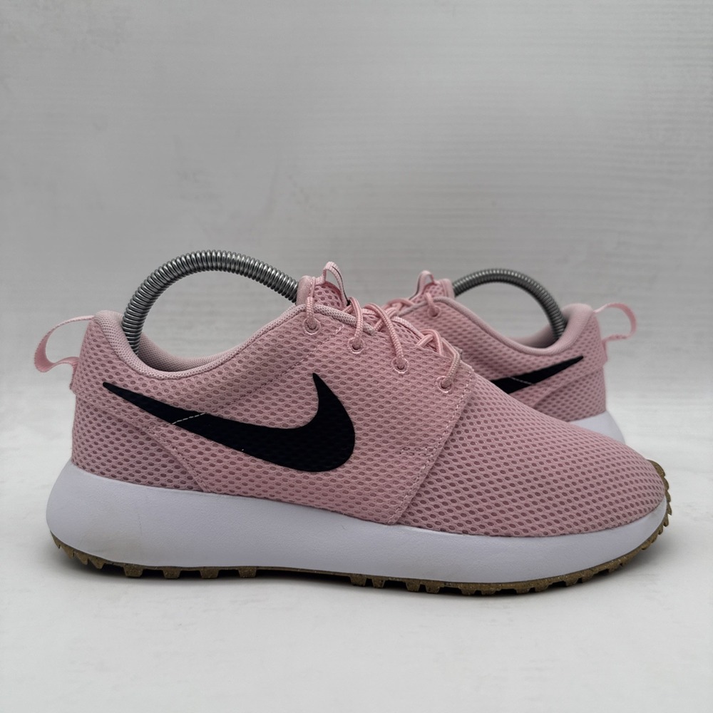 Nike Roshe 2 G Jr Golf Cleats Smoke Soft Pink SZ 7Y Youth Sized DZ6895-601